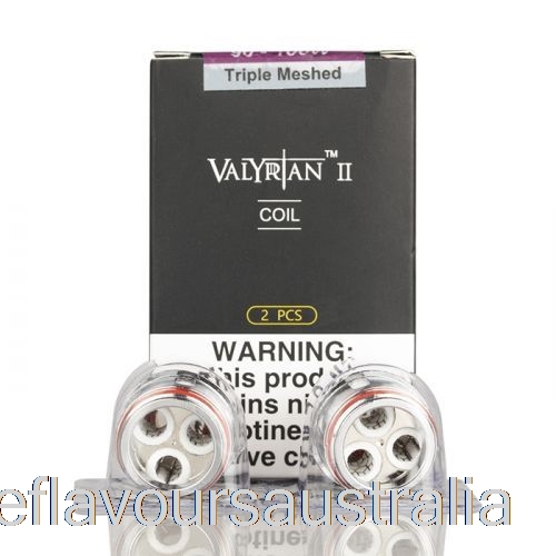 Vape Australia Uwell Valyrian II 2 Replacement Coils 0.16ohm UN2-3 Triple Mesh Coils